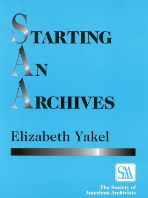 cover image of Starting an Archives
